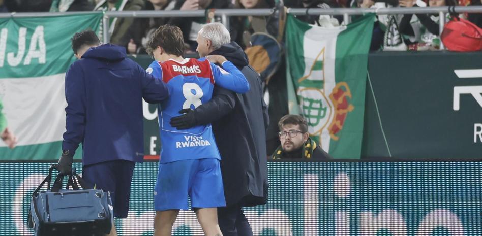 开云-世体：巴里奥斯将缺阵一个月，预计3月8日对阵皇家社会复出